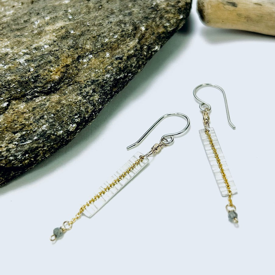 Dripping Bar Earrings