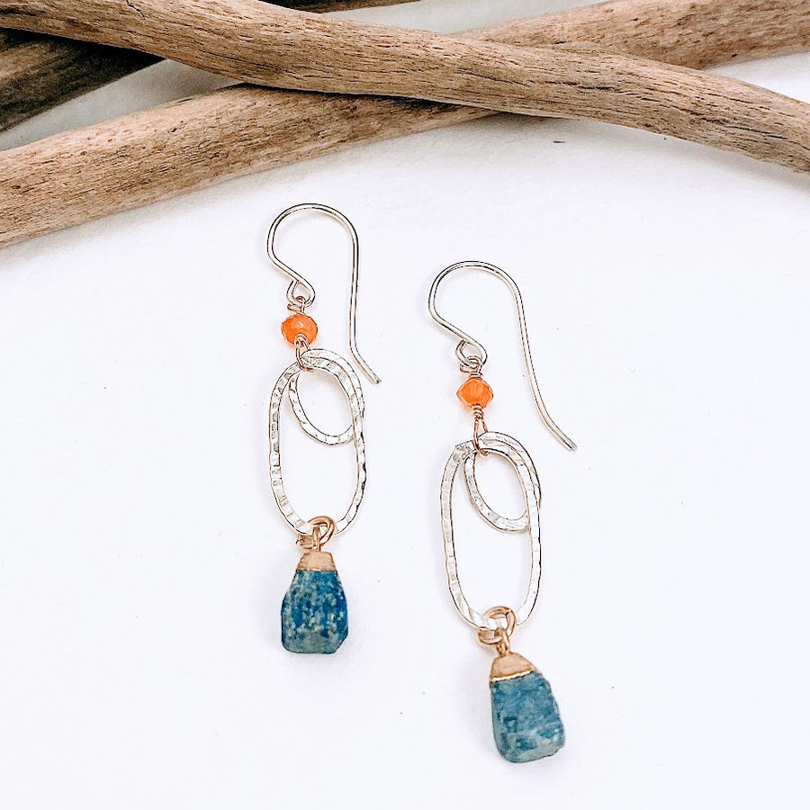 Lapis Moonbeam Earrings