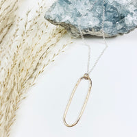 Oval Geo Necklace