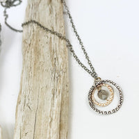 Concentric Labradorite Necklace