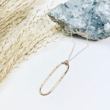 Oval Geo Necklace