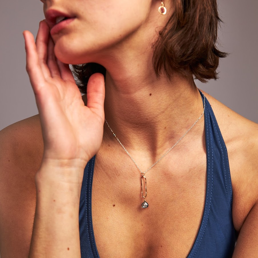 London Blue Drop Pendant