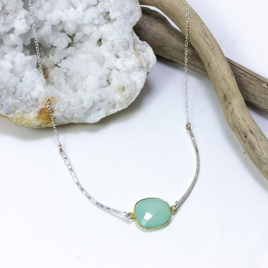 Chalcedony Flow Necklace