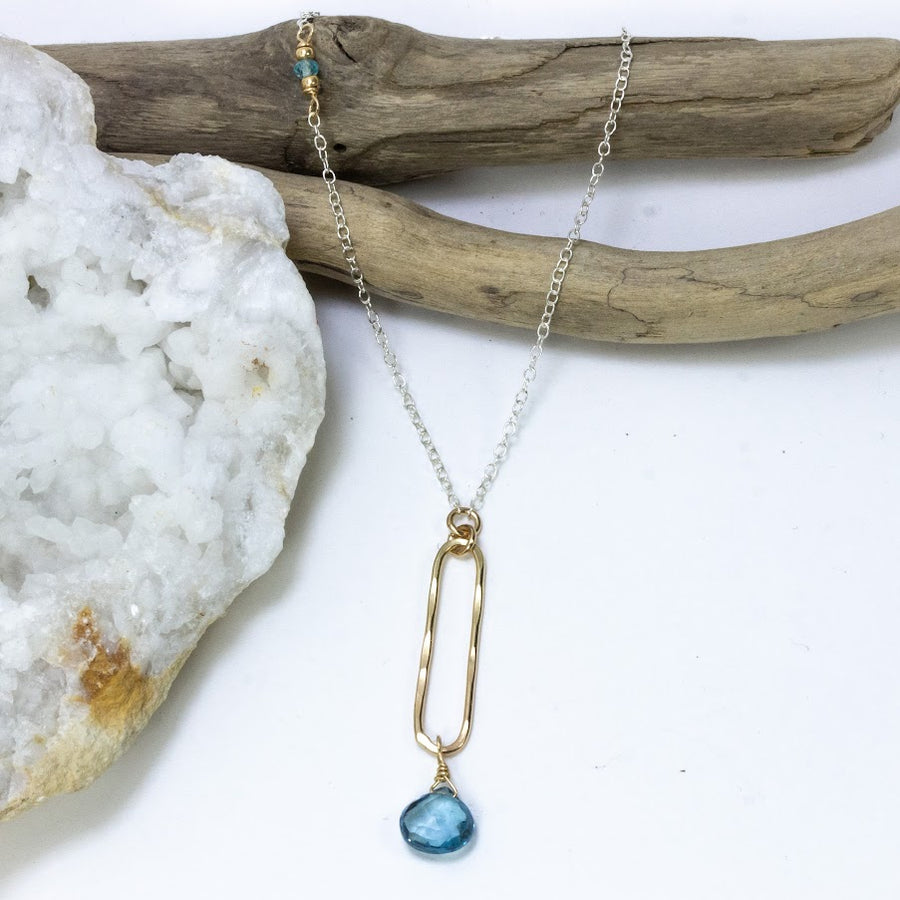 London Blue Drop Pendant