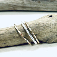 Sparkle Stacking Rings
