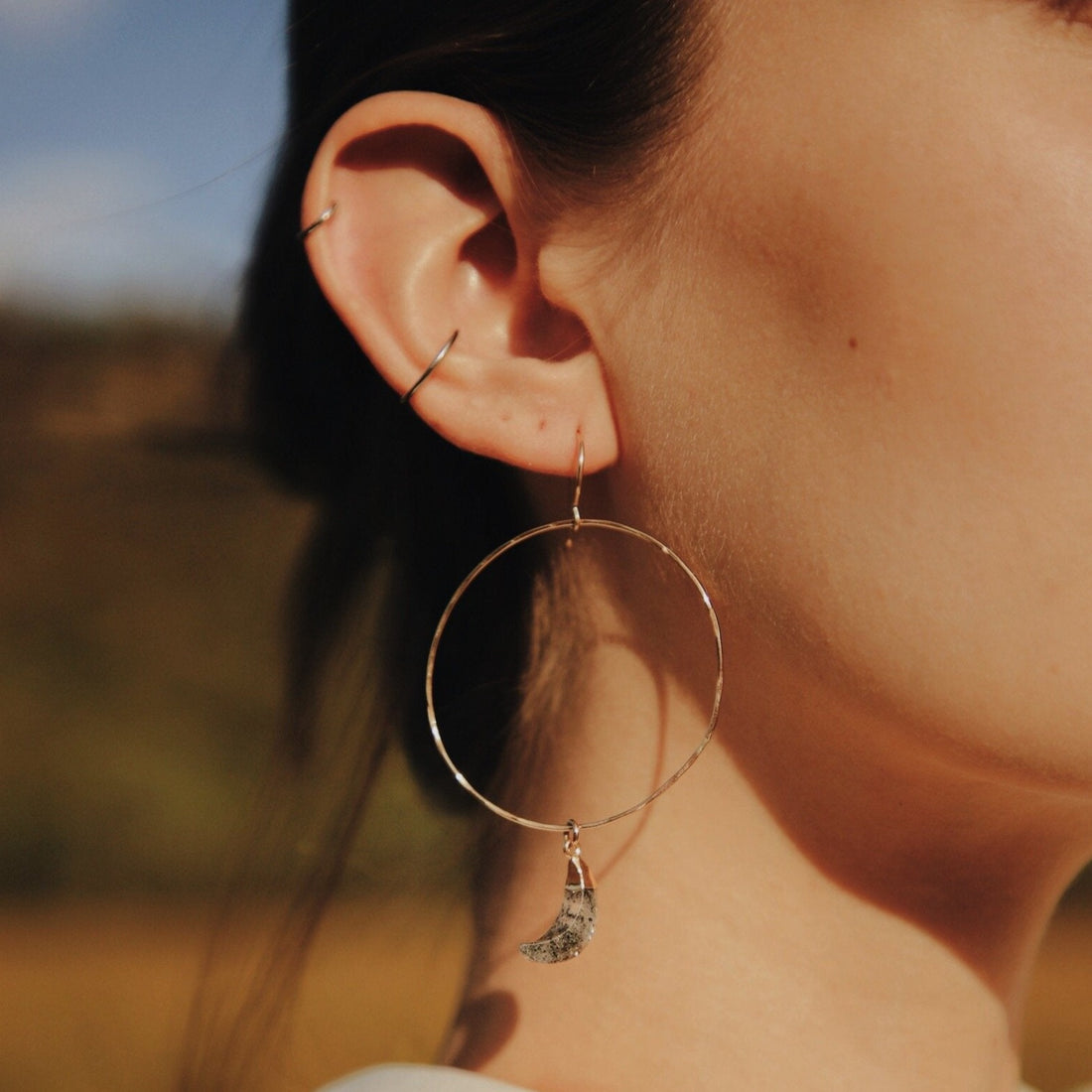 Celestial Hoop Earrings