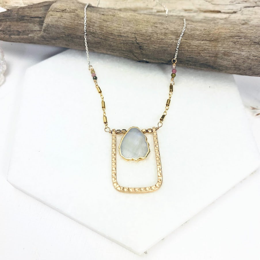 Moonstone Party Necklace