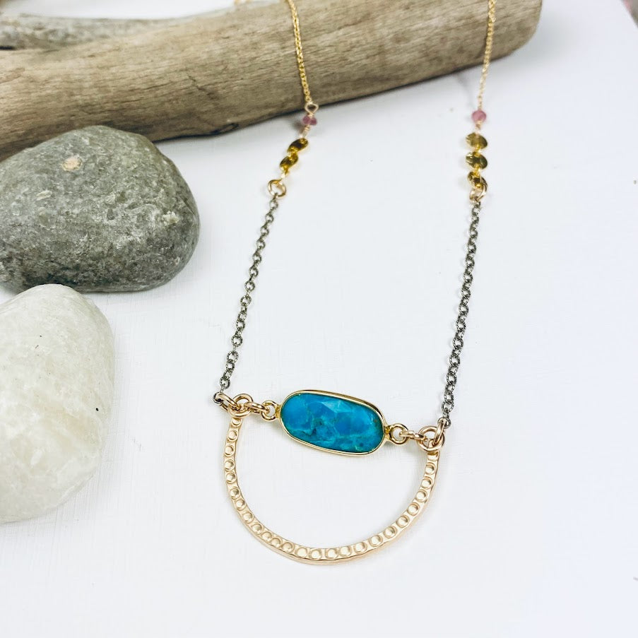 Turquoise Surroundings Necklace