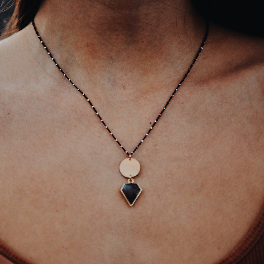 Geometry Disc Necklace