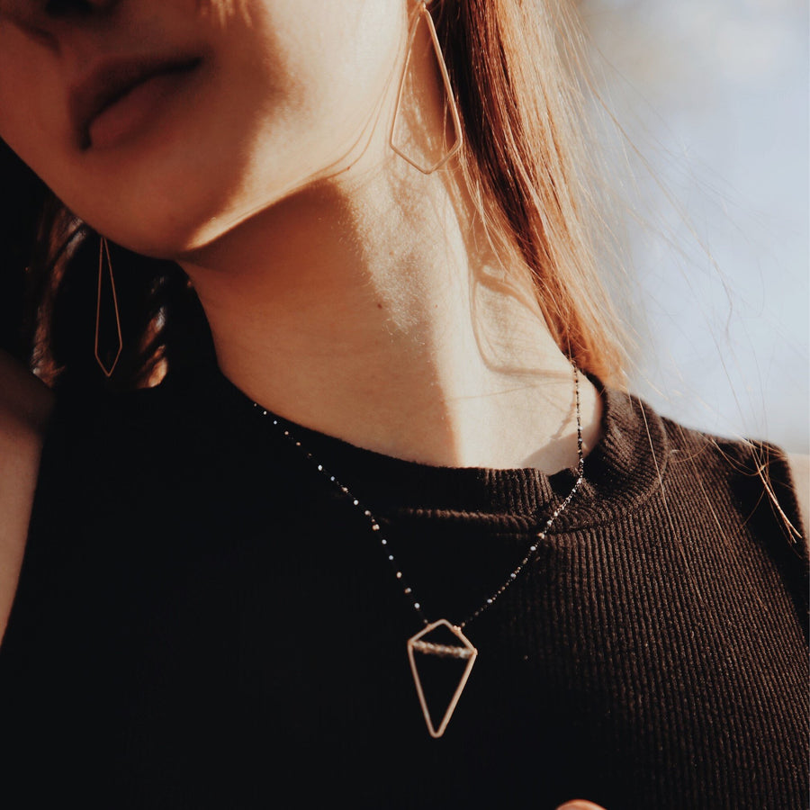 Gems and Geometry Necklace
