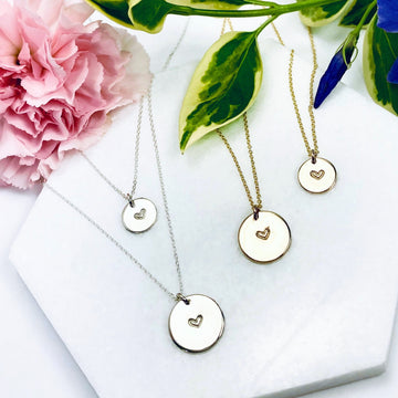 Mother Daughter Necklace Set