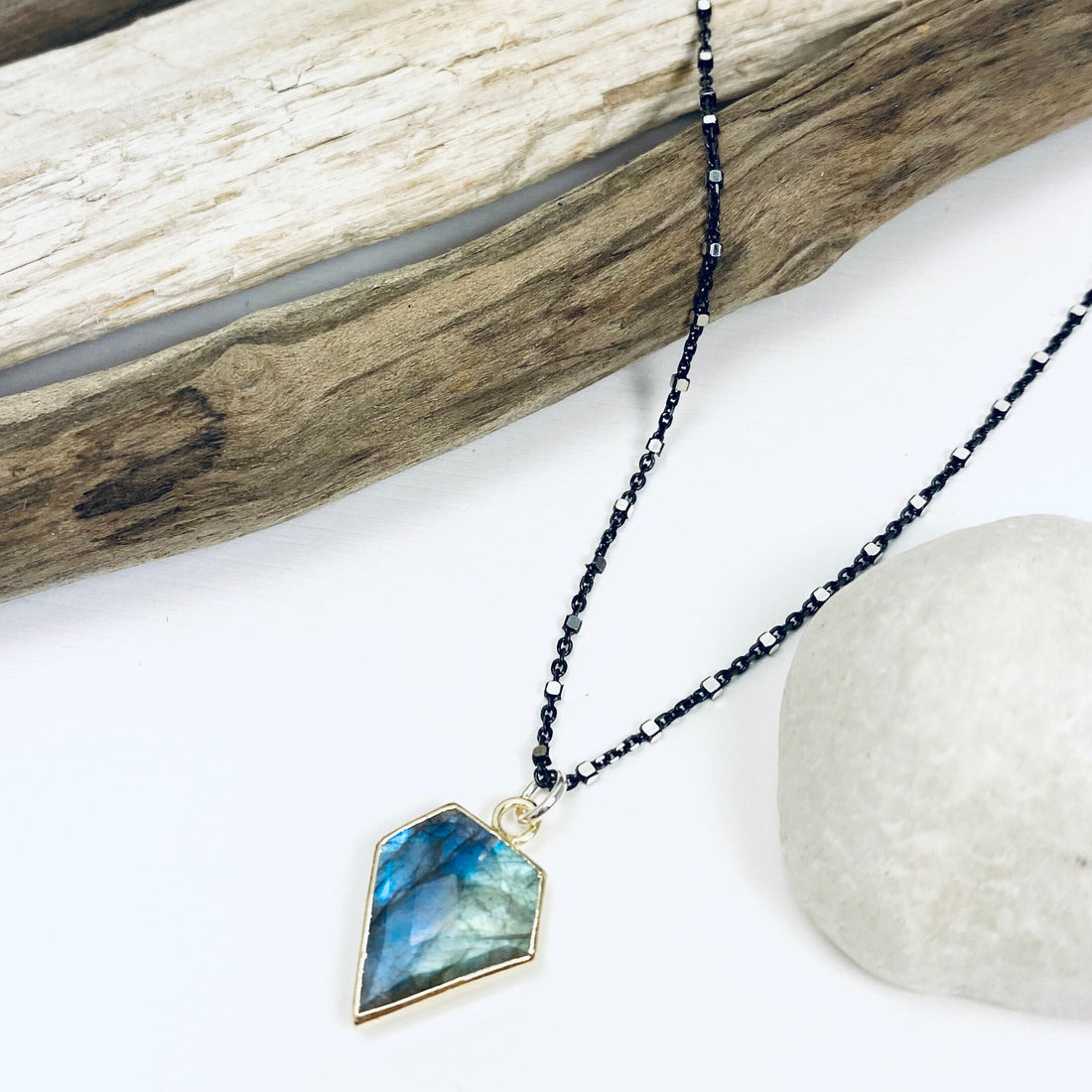 Gemstone Geometry Necklace