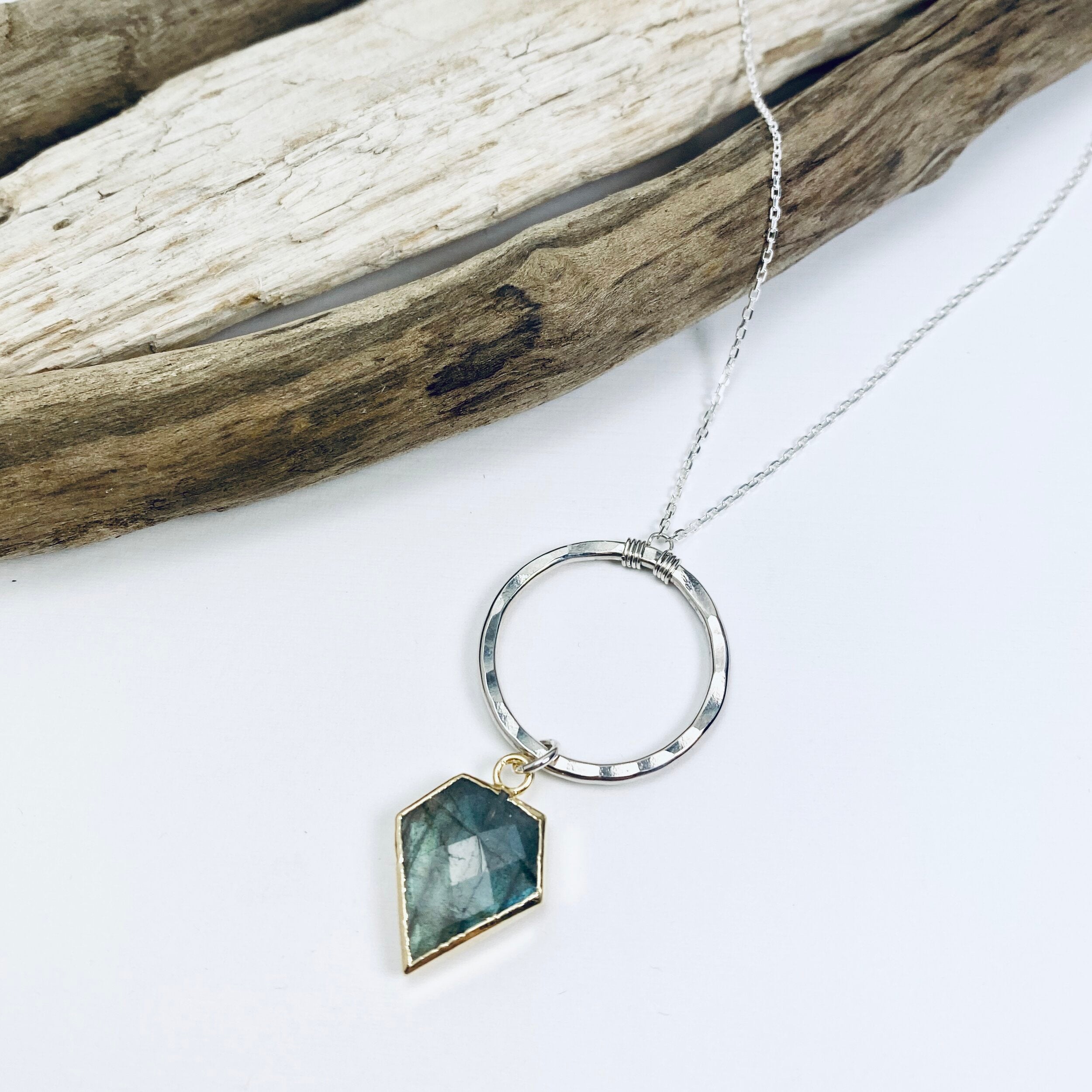 Geometric Edge Necklace