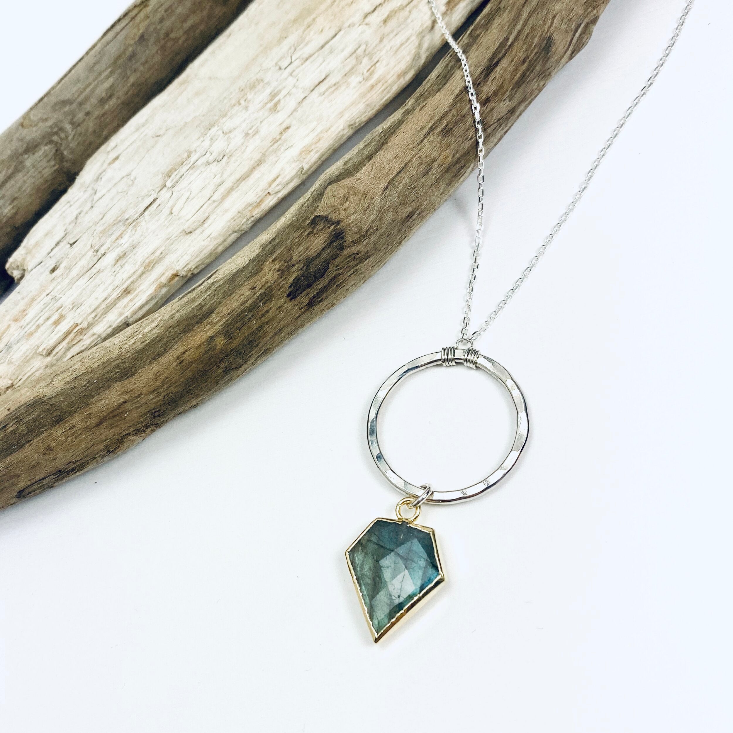 Geometric Edge Necklace