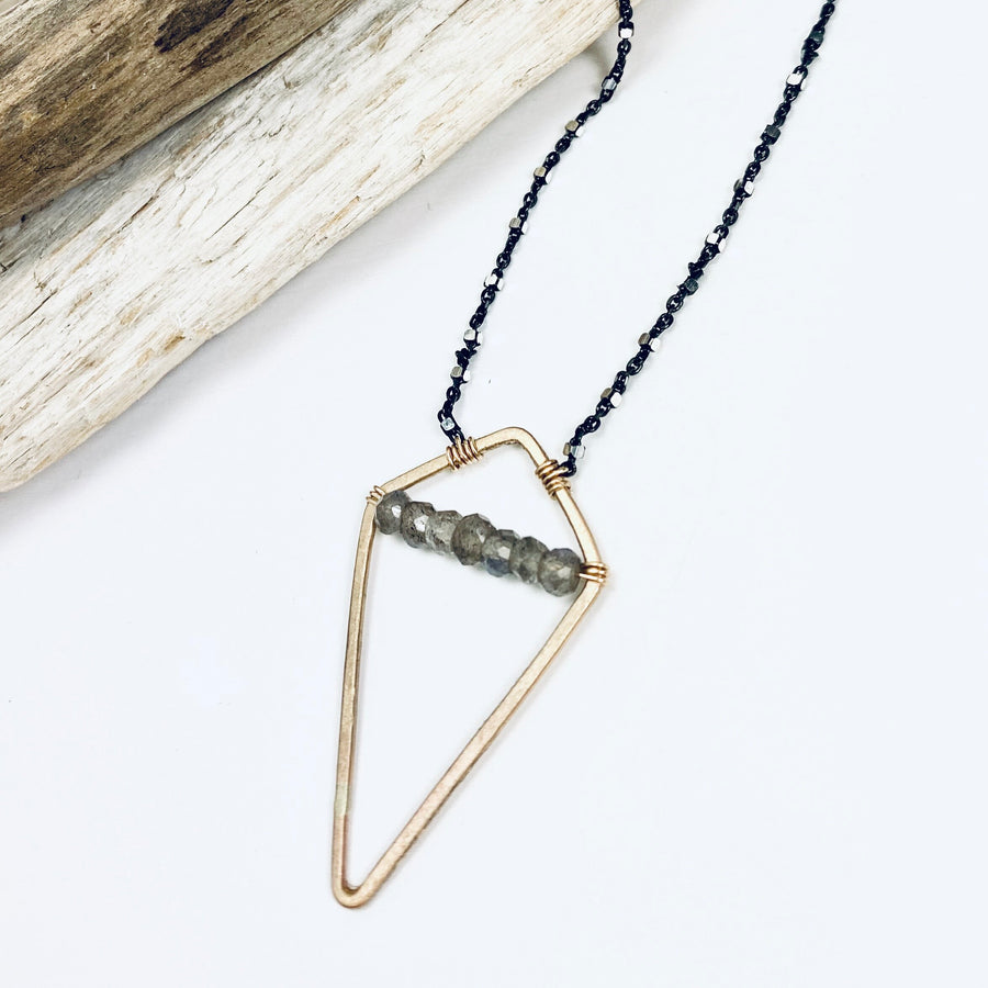 Gems and Geometry Necklace