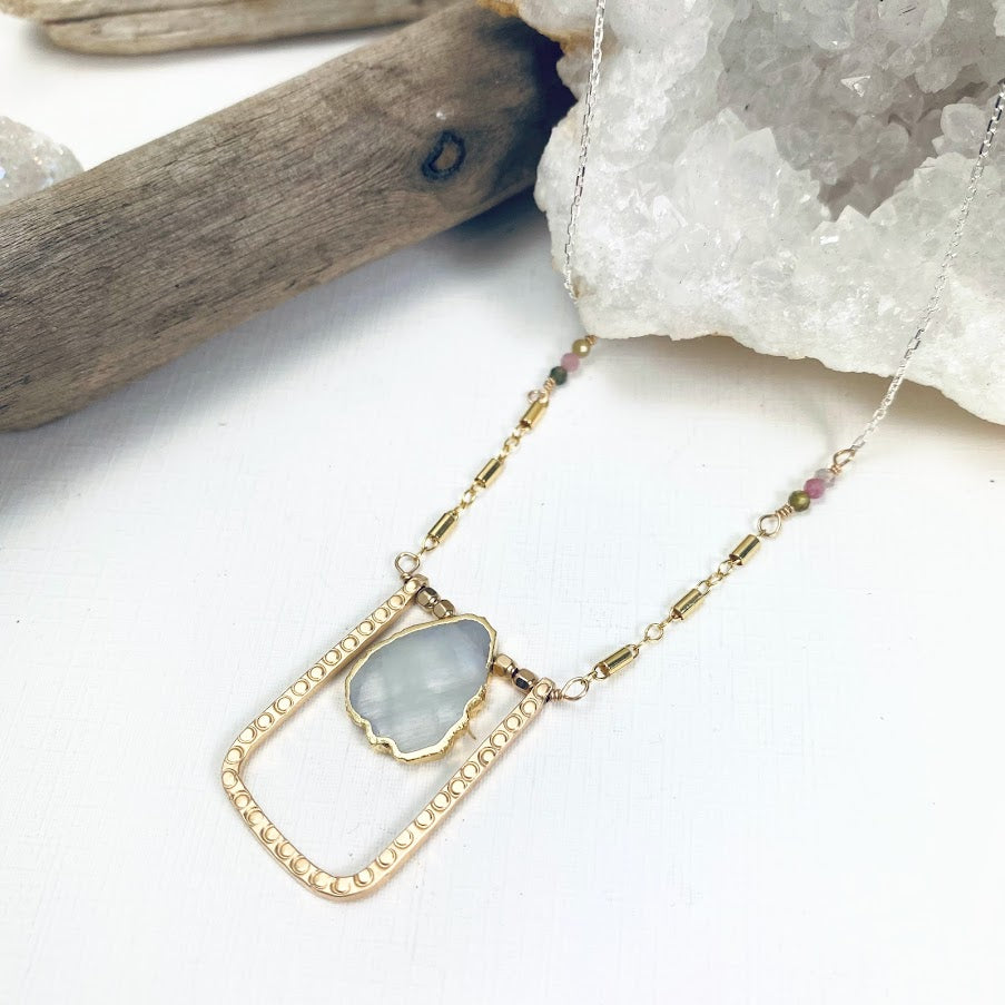 Moonstone Party Necklace