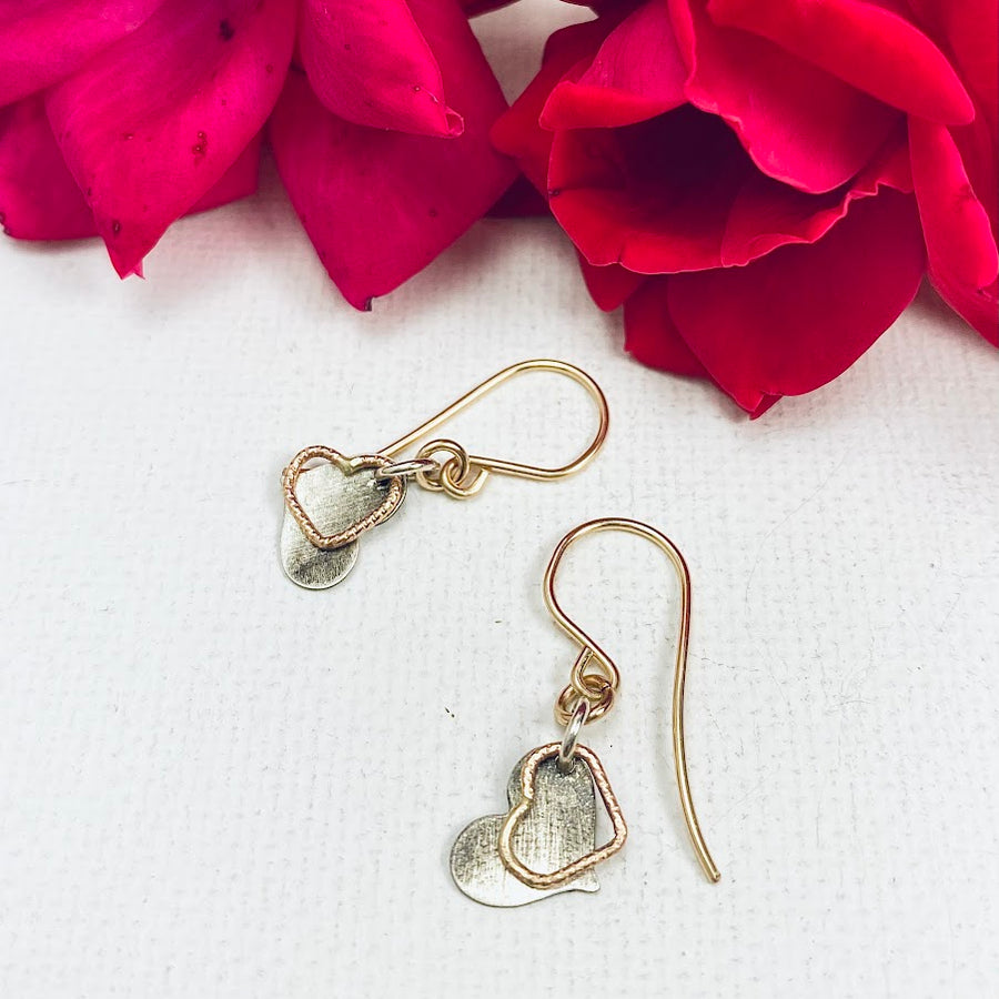 Twin Hearts Earrings