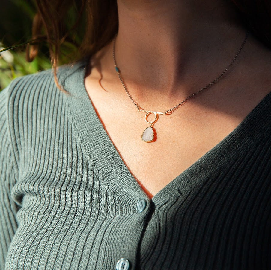 Moonstone Horizon Necklace