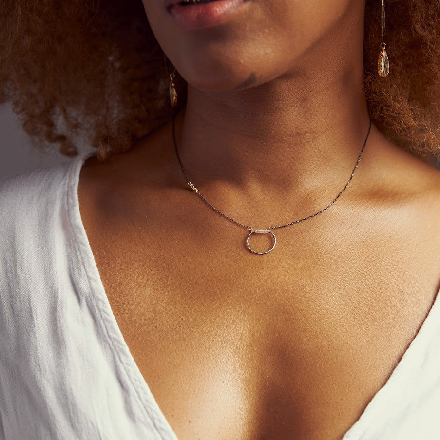 Oxidized Alchemy Necklace