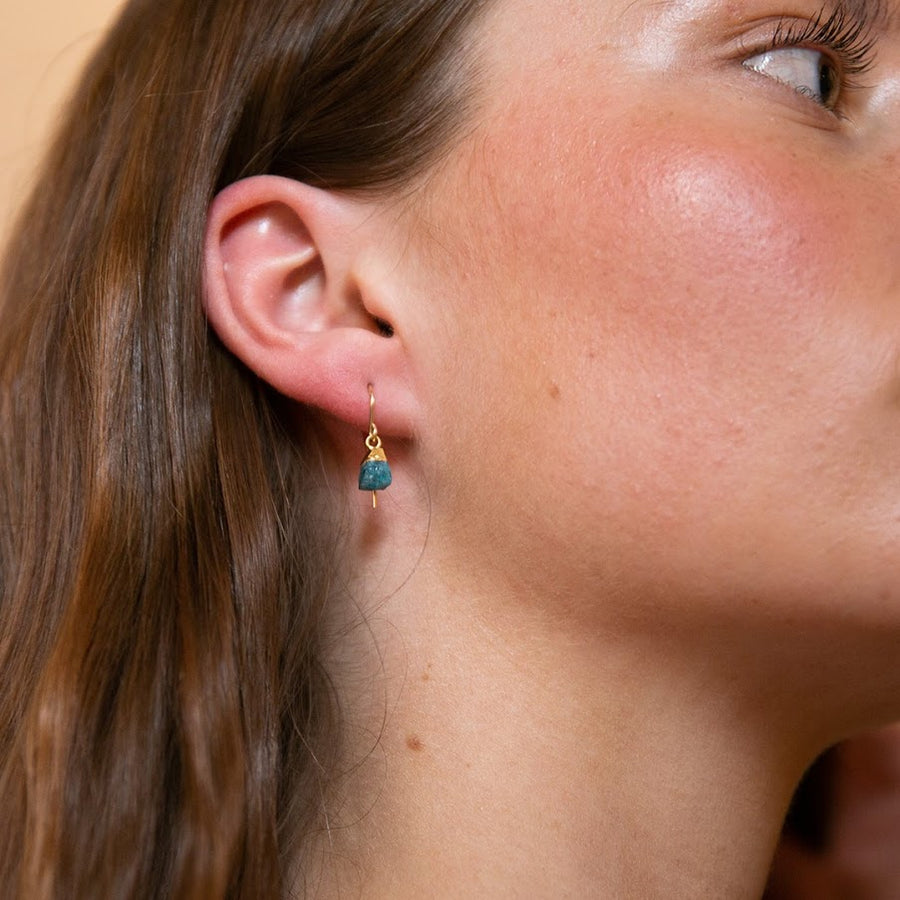 Simply Raw Gemstone Earrings