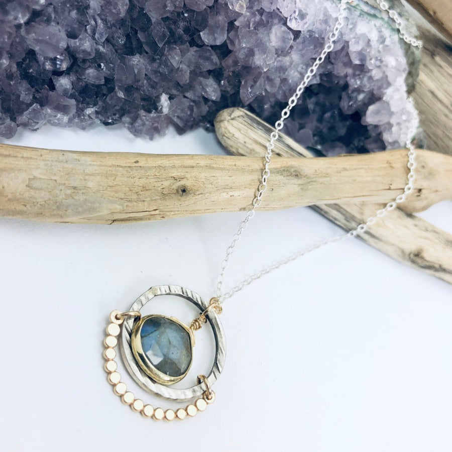Labradorite Orbit Necklace