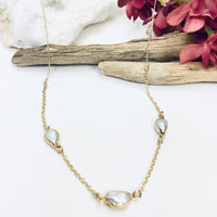 Organic Pearl Chain Necklace