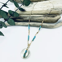 Turquoise Waves Necklace