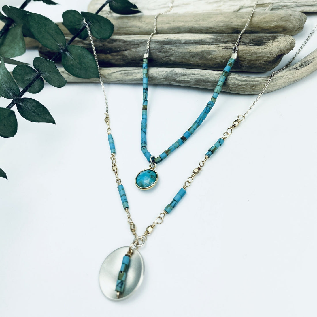 Turquoise Waves Necklace