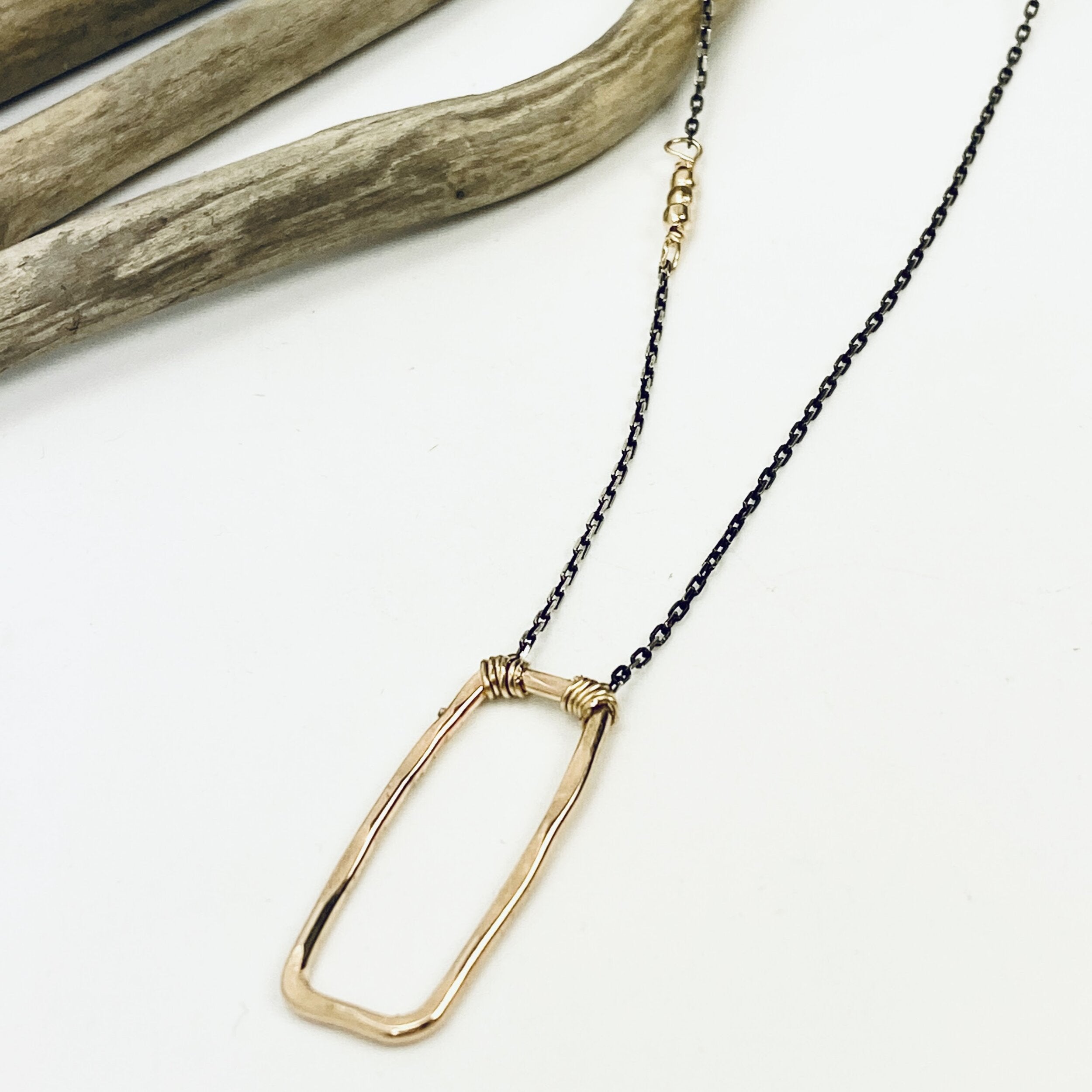 Karma Rectangle Necklace