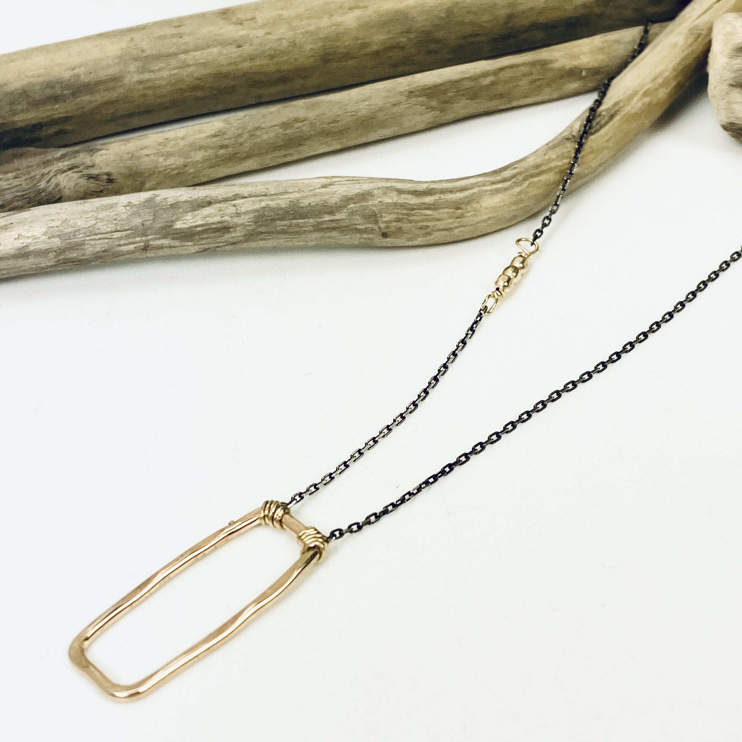 Karma Rectangle Necklace