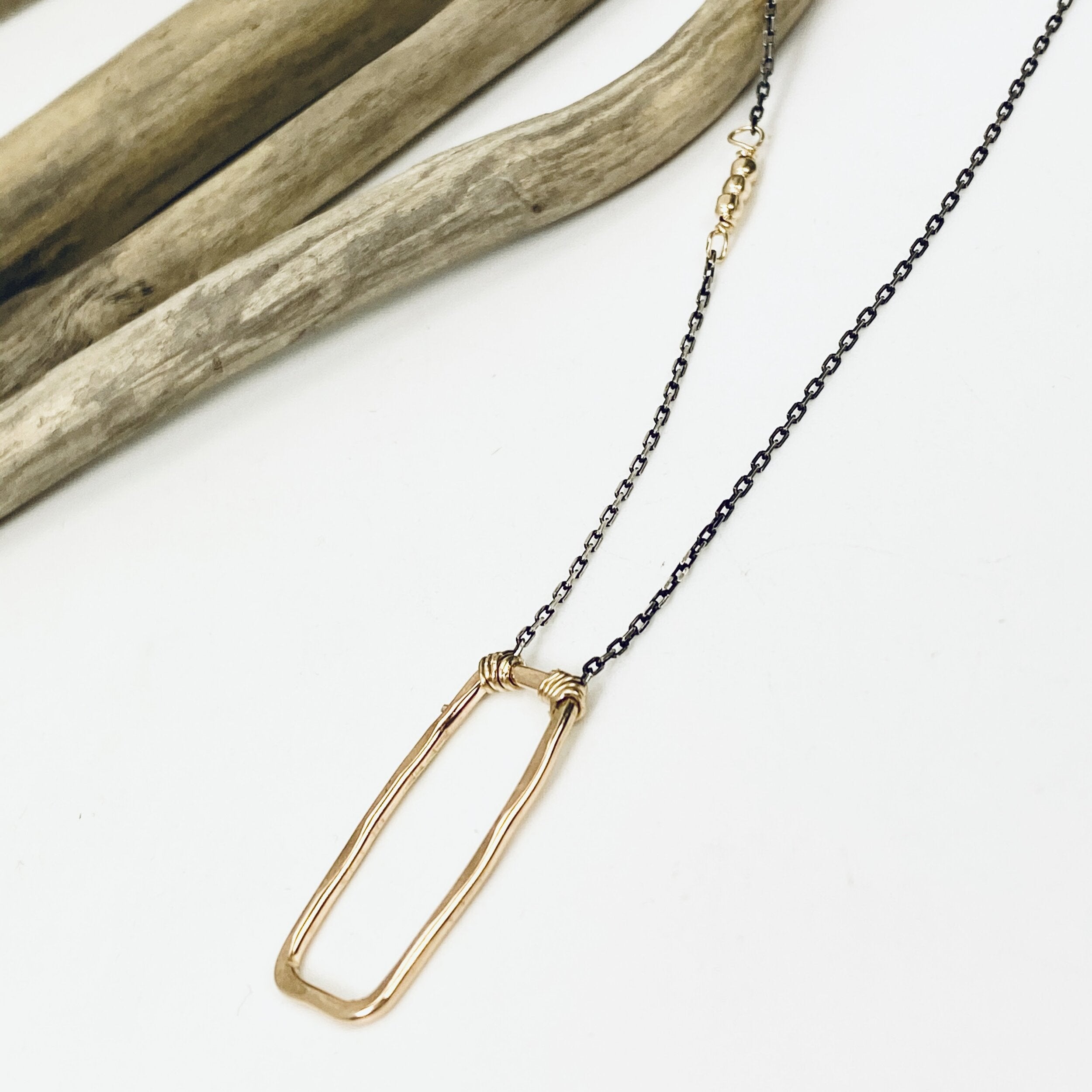 Karma Rectangle Necklace