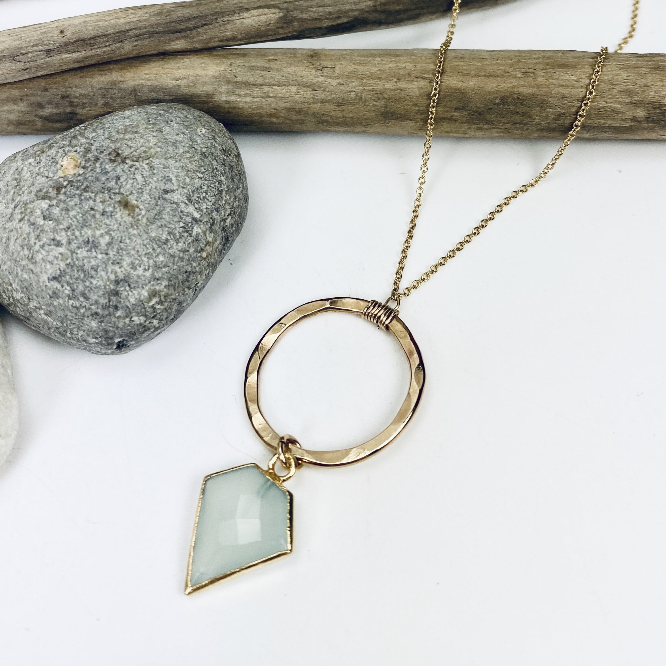 Geometric Edge Necklace