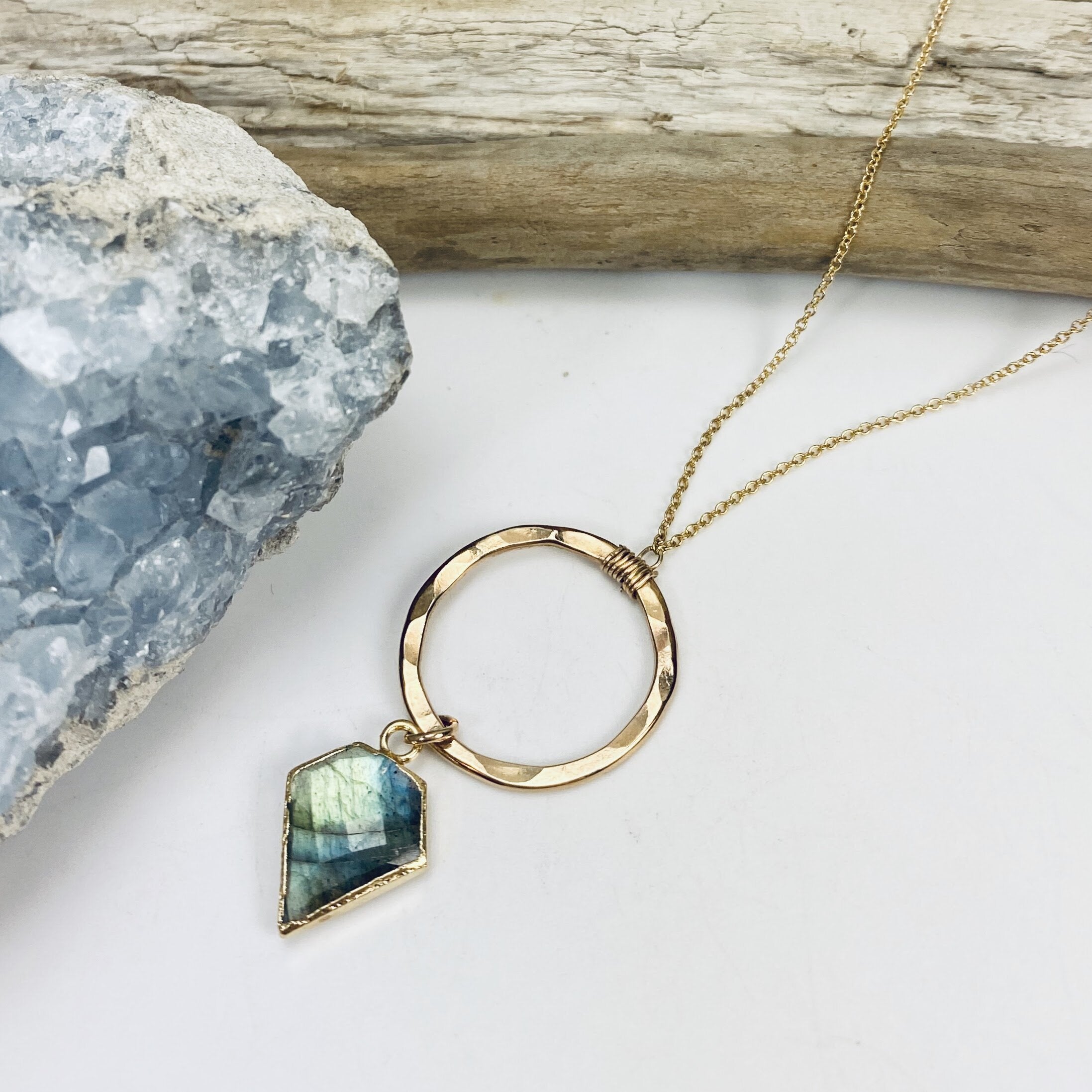 Geometric Edge Necklace