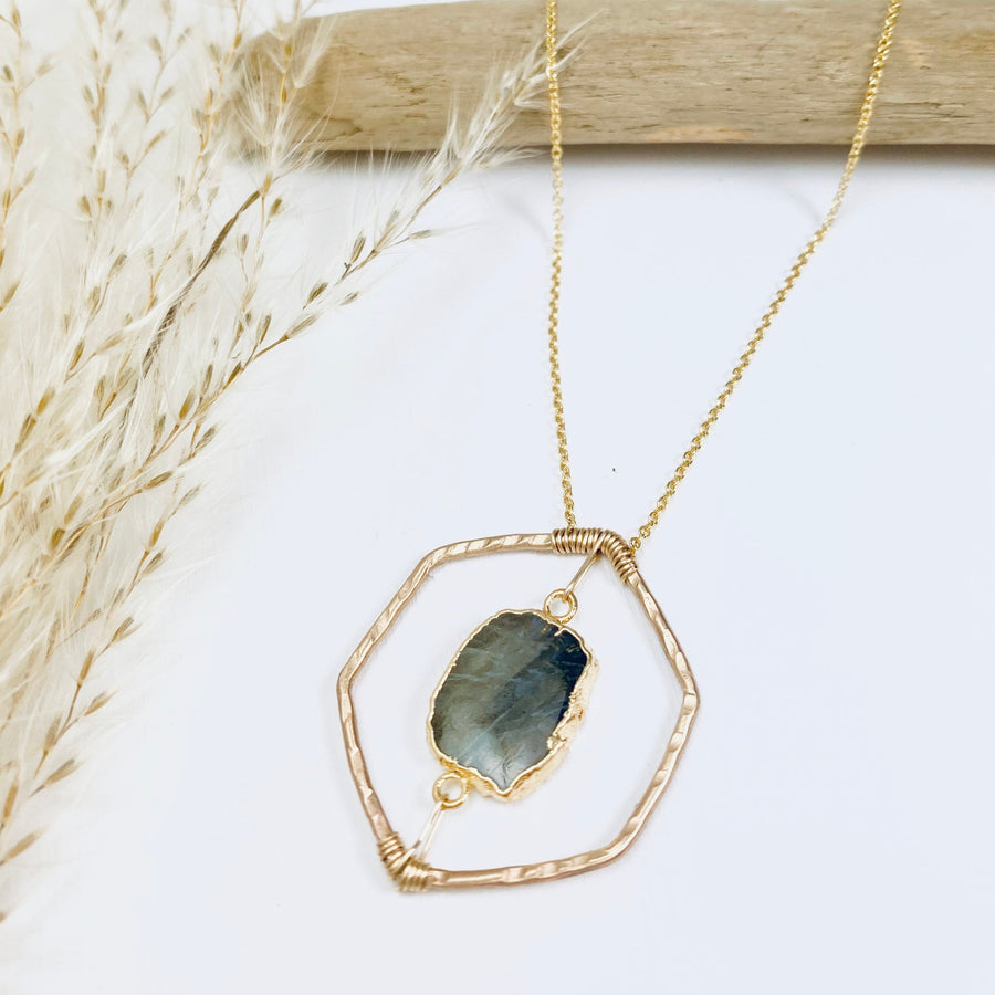 Organic Honeycomb Necklace
