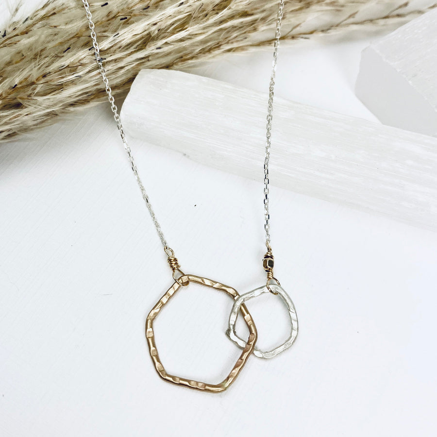 Honeycomb Simplicity Necklace