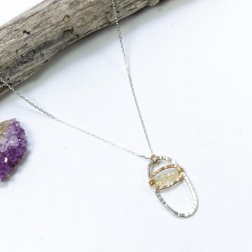 handmade silver gold filled opal pendant laura j designs