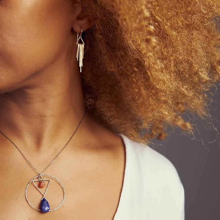 Pyramid Earrings