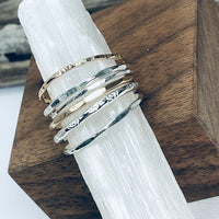 Textured Stacking Rings