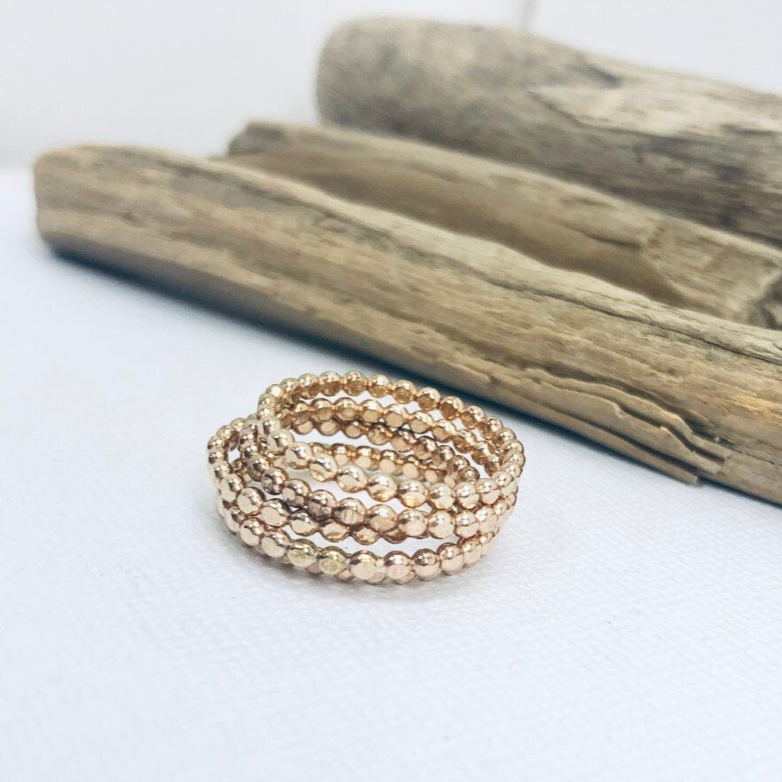 Beaded Stacking Rings