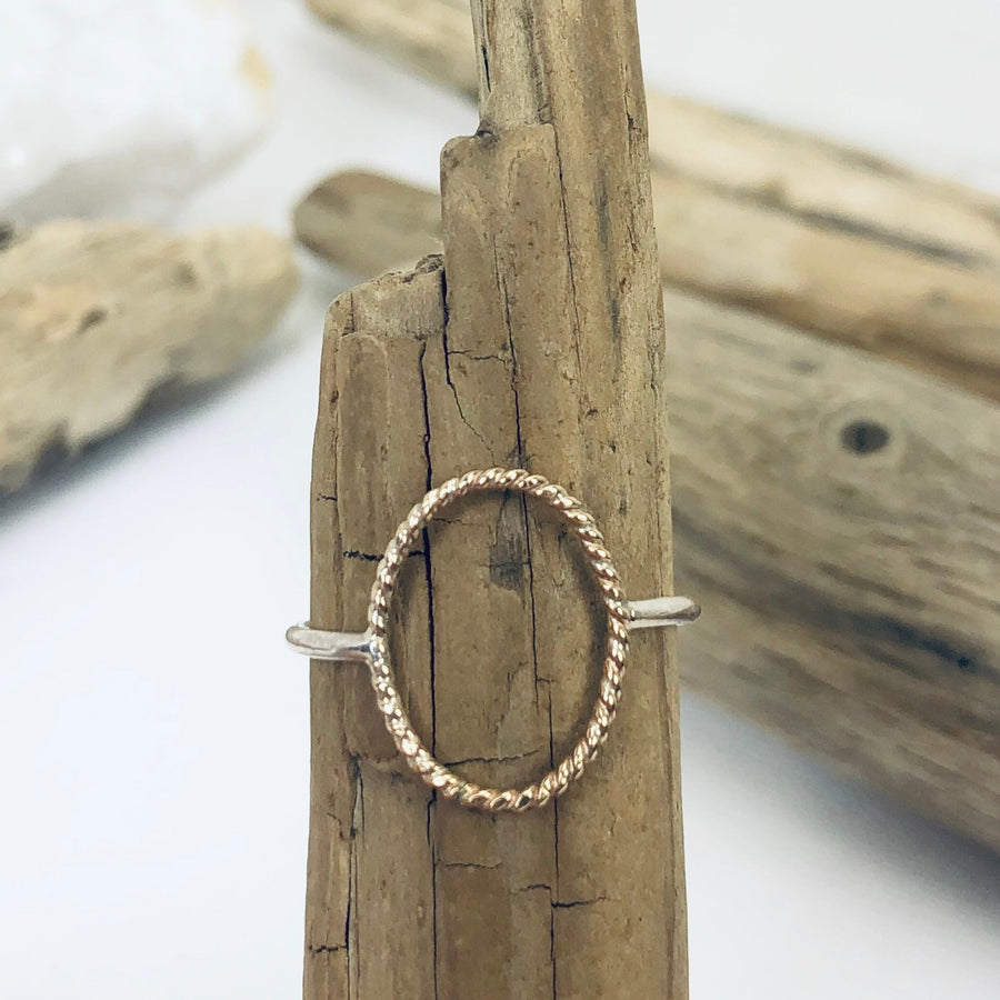 Twisted Oval Ring