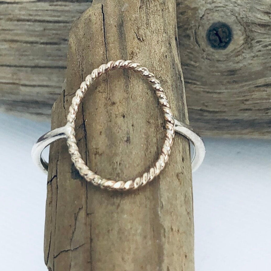 Twisted Oval Ring