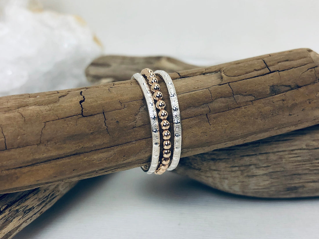 Tiny Bubbles Stacking Rings