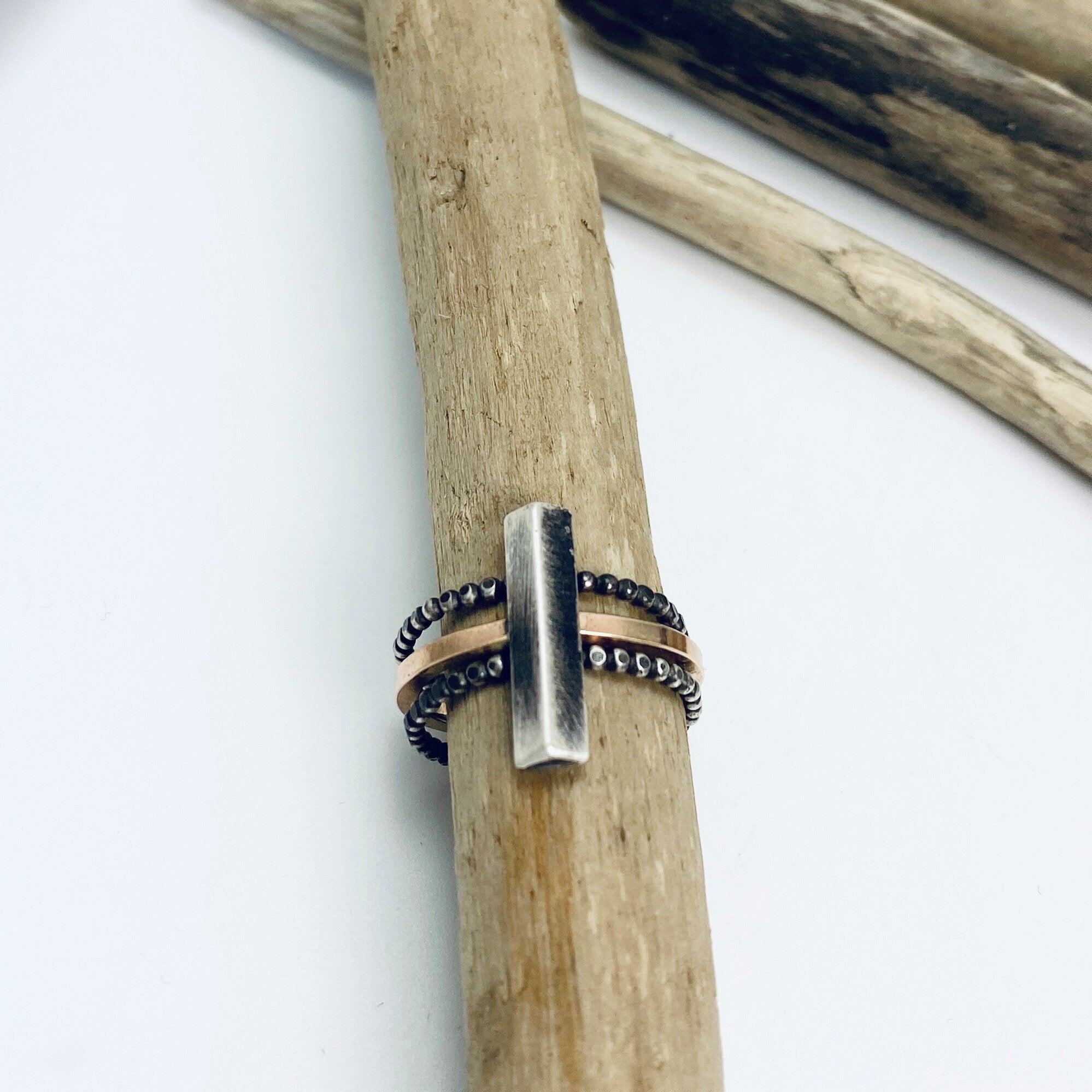 Pyramid Collection Rings Pyramid Stacking Rings – Laura J. Designs