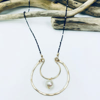 Moonlit Pearl Necklace
